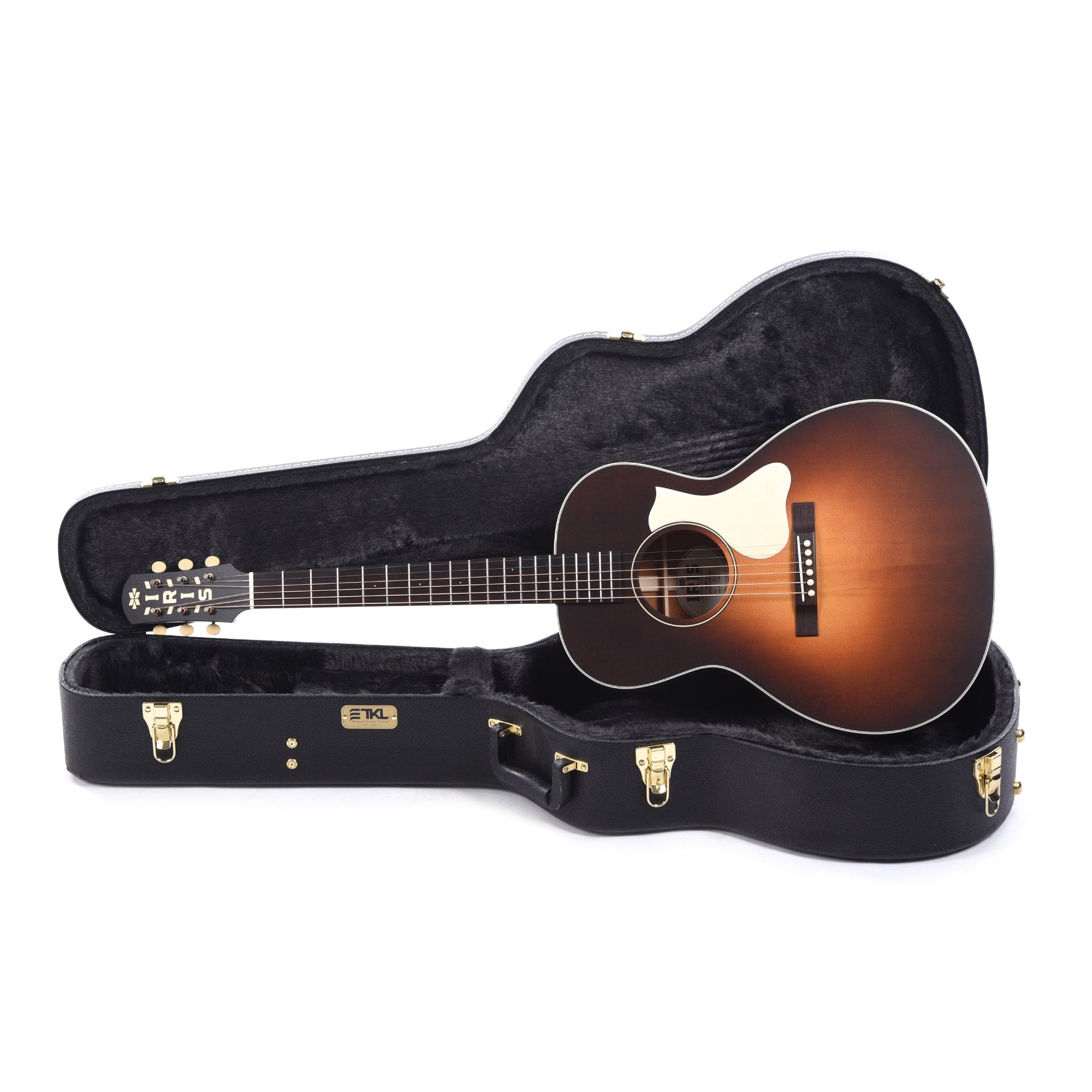Iris MS-OO Adirondack/Mahogany Tobacco Burst Satin w/Ivoroid Pickguard Acoustic Guitars / OM and Auditorium