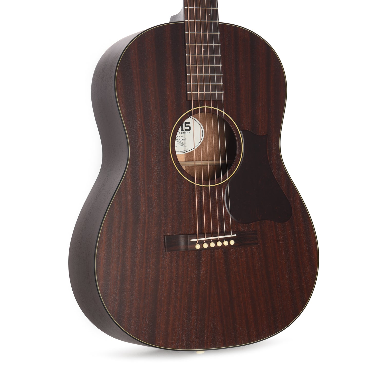 Iris OG 12-Fret Mahogany Natural w/Slotted Headstock & 1 3/4" Nut Acoustic Guitars / OM and Auditorium