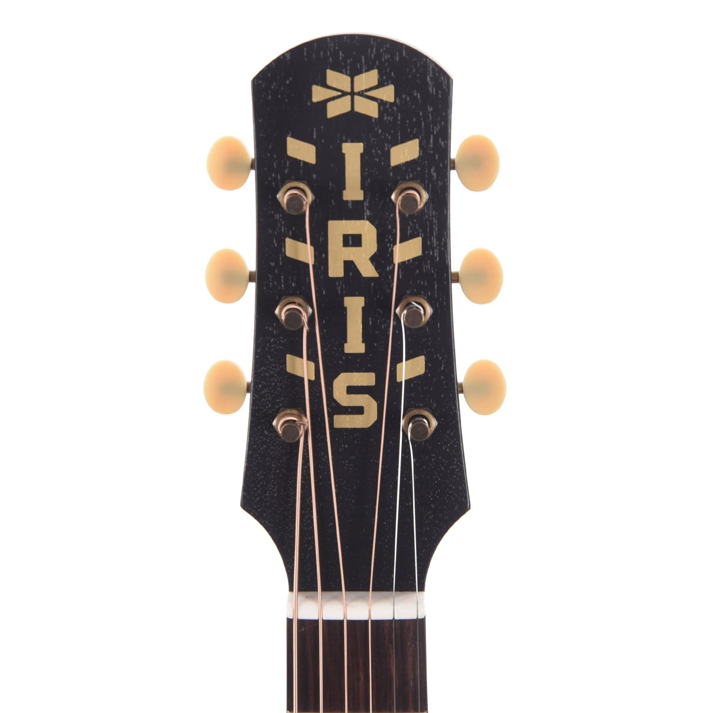 Iris OG Sitka/Mahogany Black Satin w/Firestripe Pickguard Acoustic Guitars / OM and Auditorium