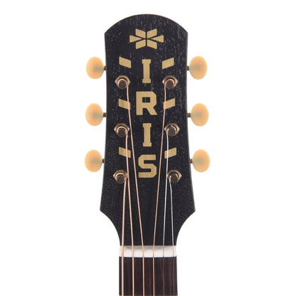 Iris OG Sitka/Mahogany Black Satin w/Firestripe Pickguard Acoustic Guitars / OM and Auditorium