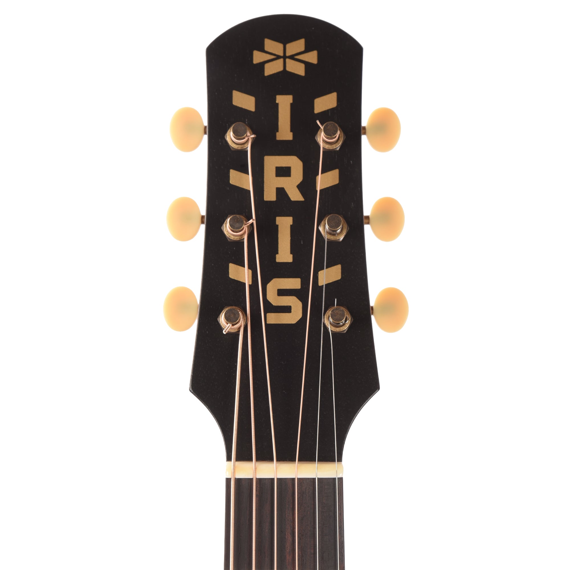 Iris MS-OO Bearclaw Spruce/Figured Mahogany Light Burst Satin w/Firestripe Pickguard Acoustic Guitars / Parlor