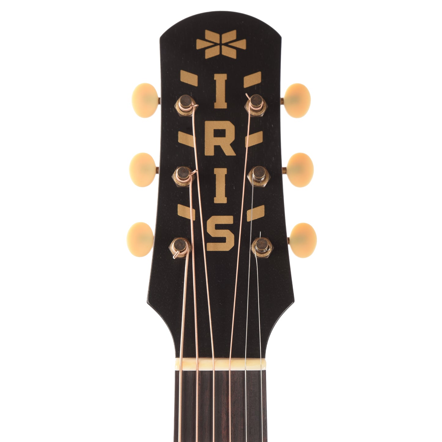Iris MS-OO Bearclaw Spruce/Figured Mahogany Light Burst Satin w/Firestripe Pickguard Acoustic Guitars / Parlor