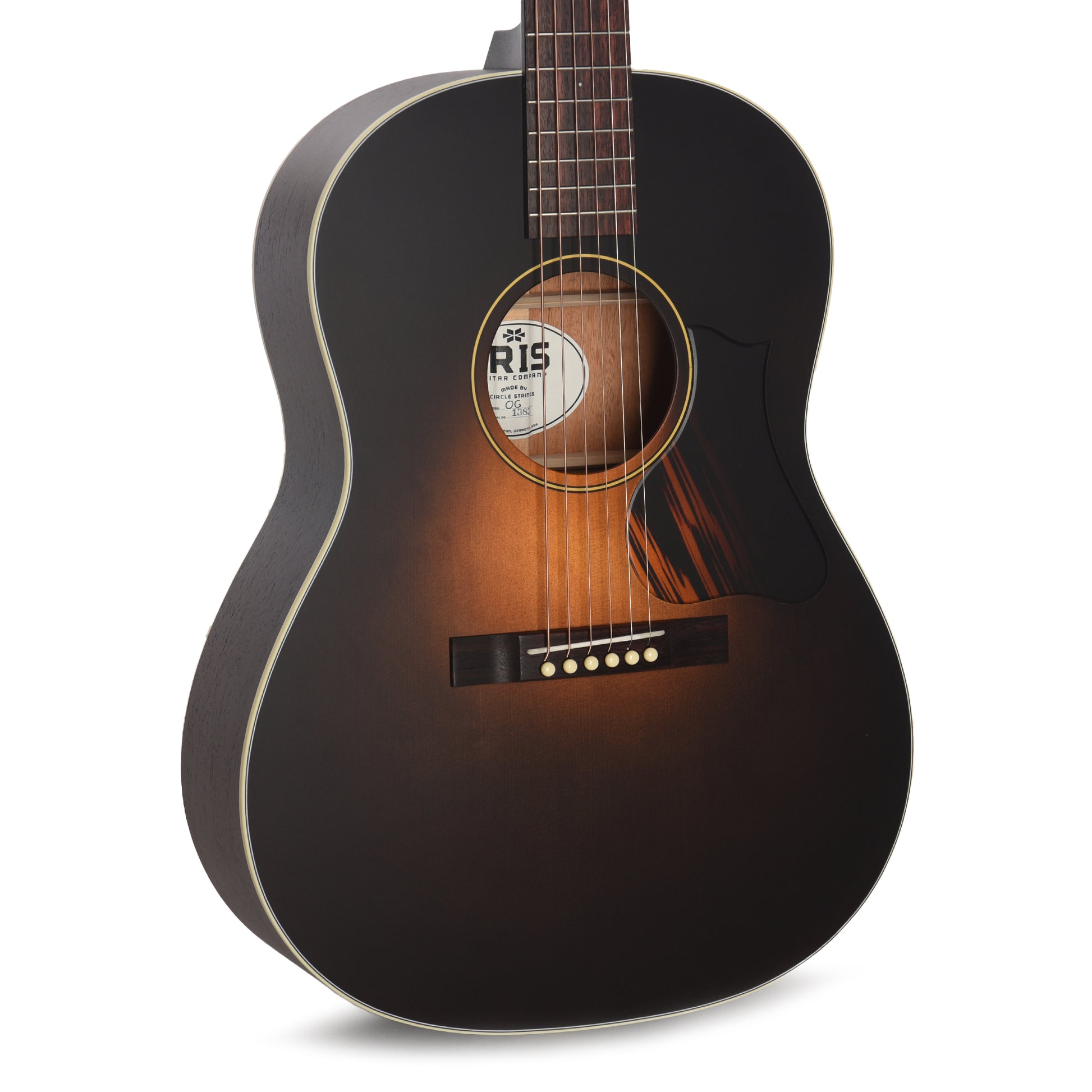 Iris OG Sitka/Mahogany Dark Burst w/Firestripe Pickguard Acoustic Guitars / Parlor