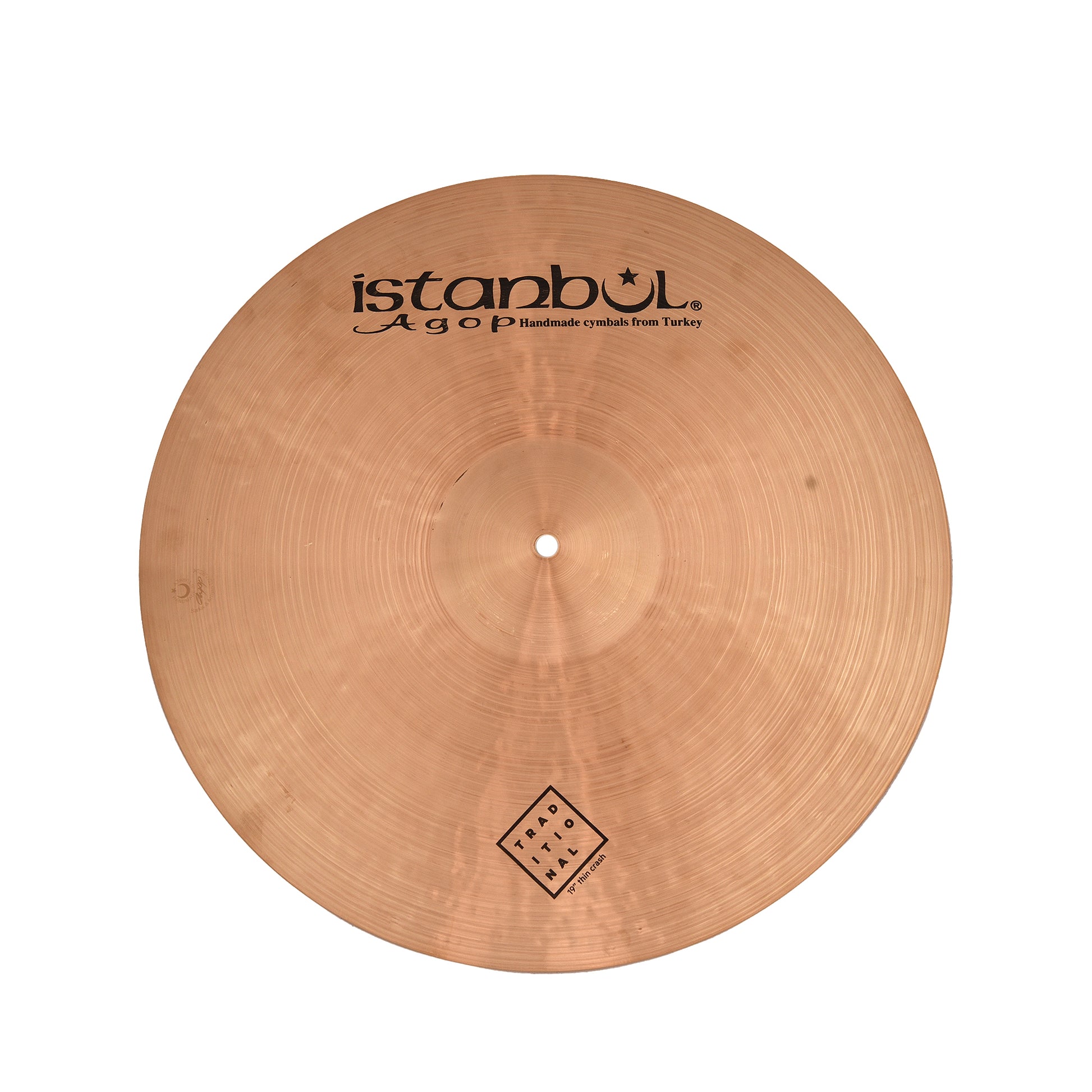Istanbul Agop 19" Traditional Thin Crash Cymbal Drums and Percussion / Cymbals / Crash