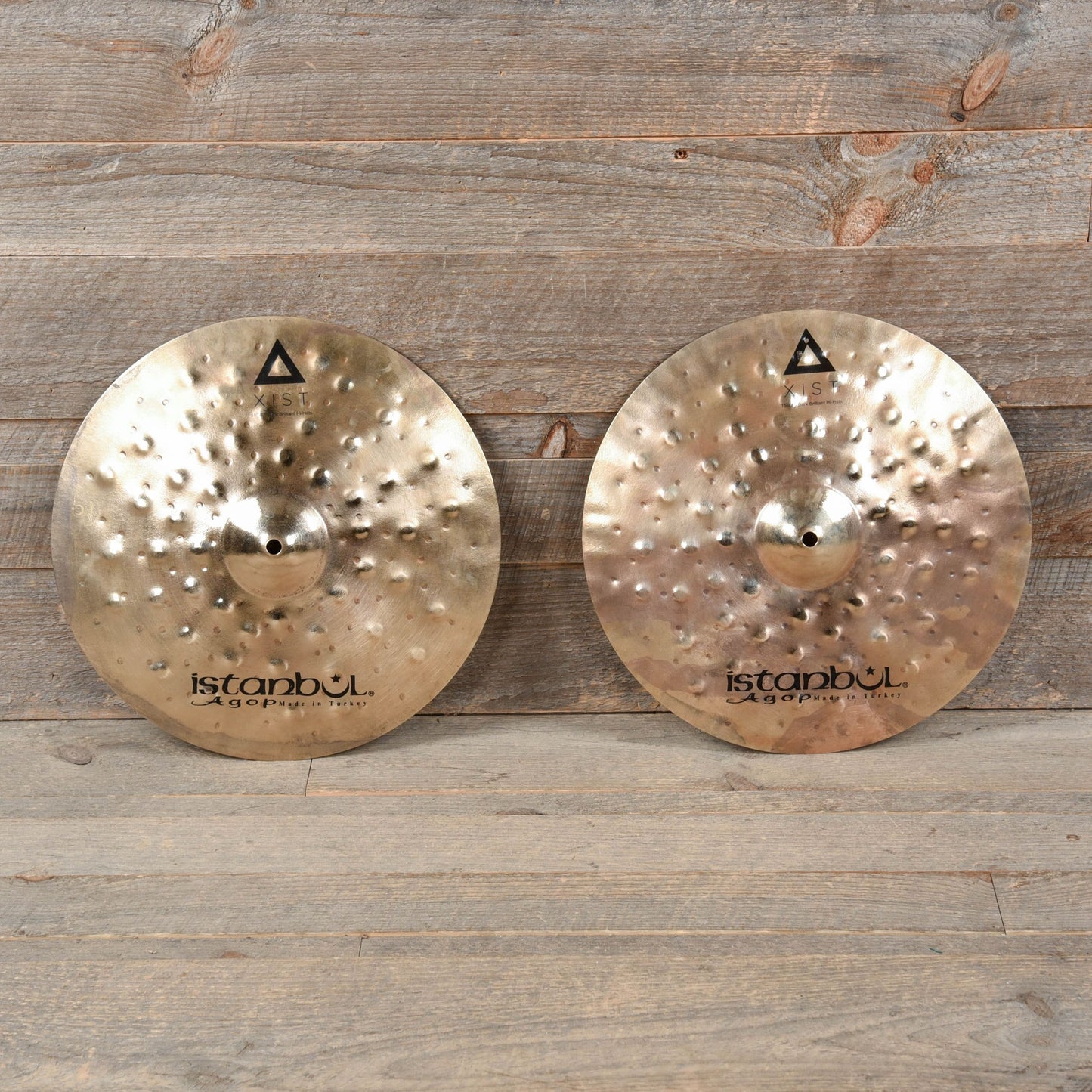 Istanbul Agop 15" Xist Dry Dark Brilliant Hi-Hat Pair Drums and Percussion / Cymbals / Hi-Hats