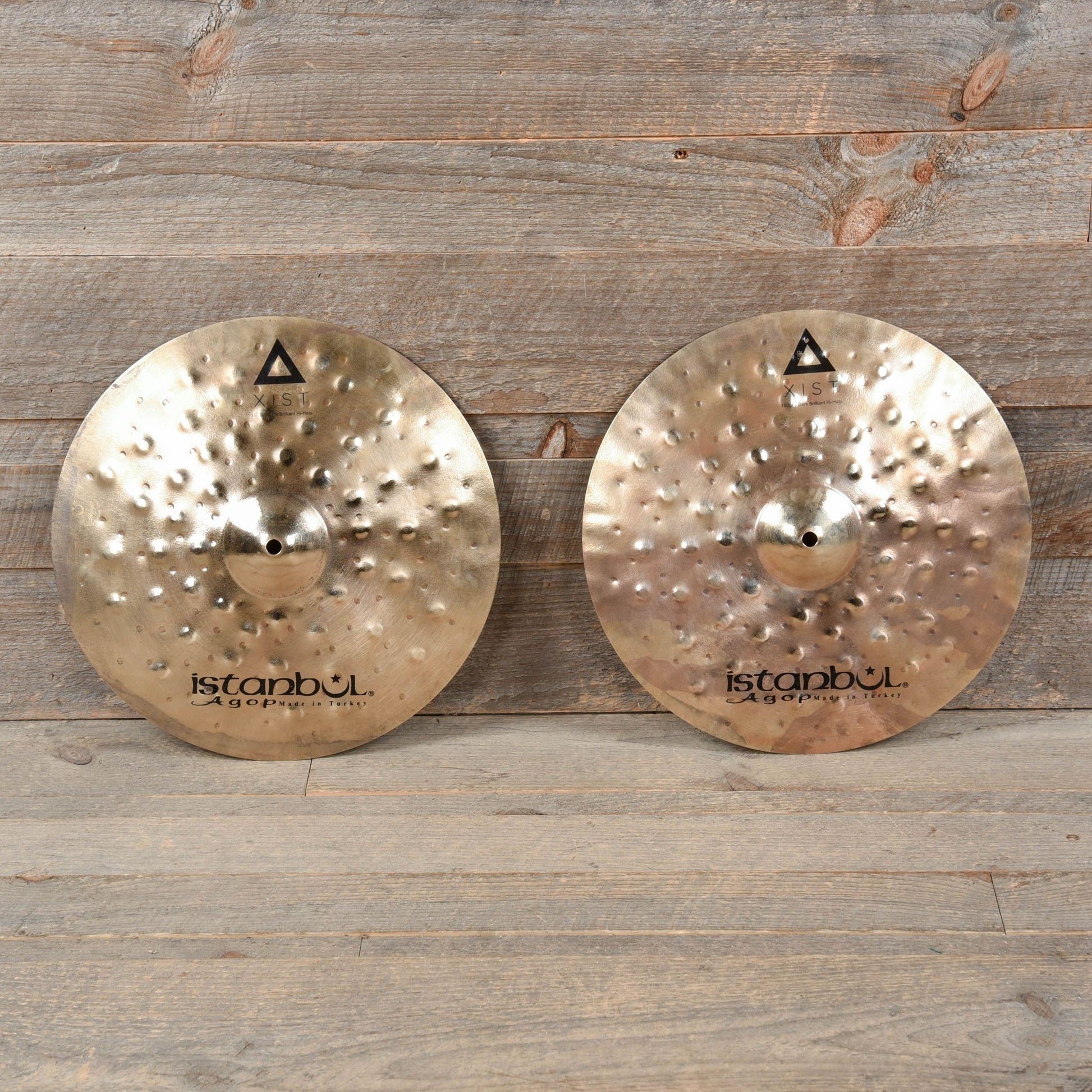 Istanbul Agop 15" Xist Dry Dark Brilliant Hi-Hat Pair Drums and Percussion / Cymbals / Hi-Hats