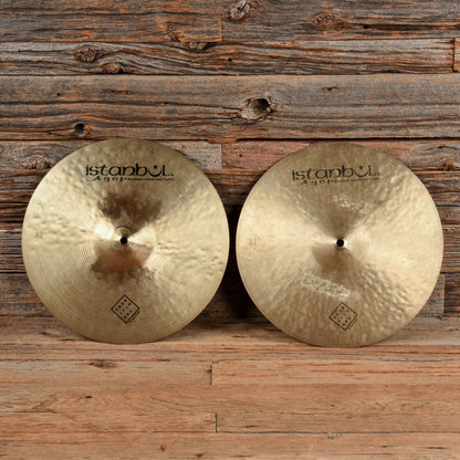 Istanbul Agop 14" Traditional Jazz Hi Hat Cymbals USED Drums and Percussion