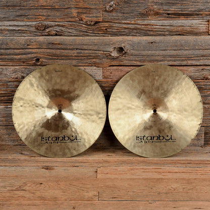 Istanbul Agop 14" Traditional Jazz Hi Hat Cymbals USED Drums and Percussion