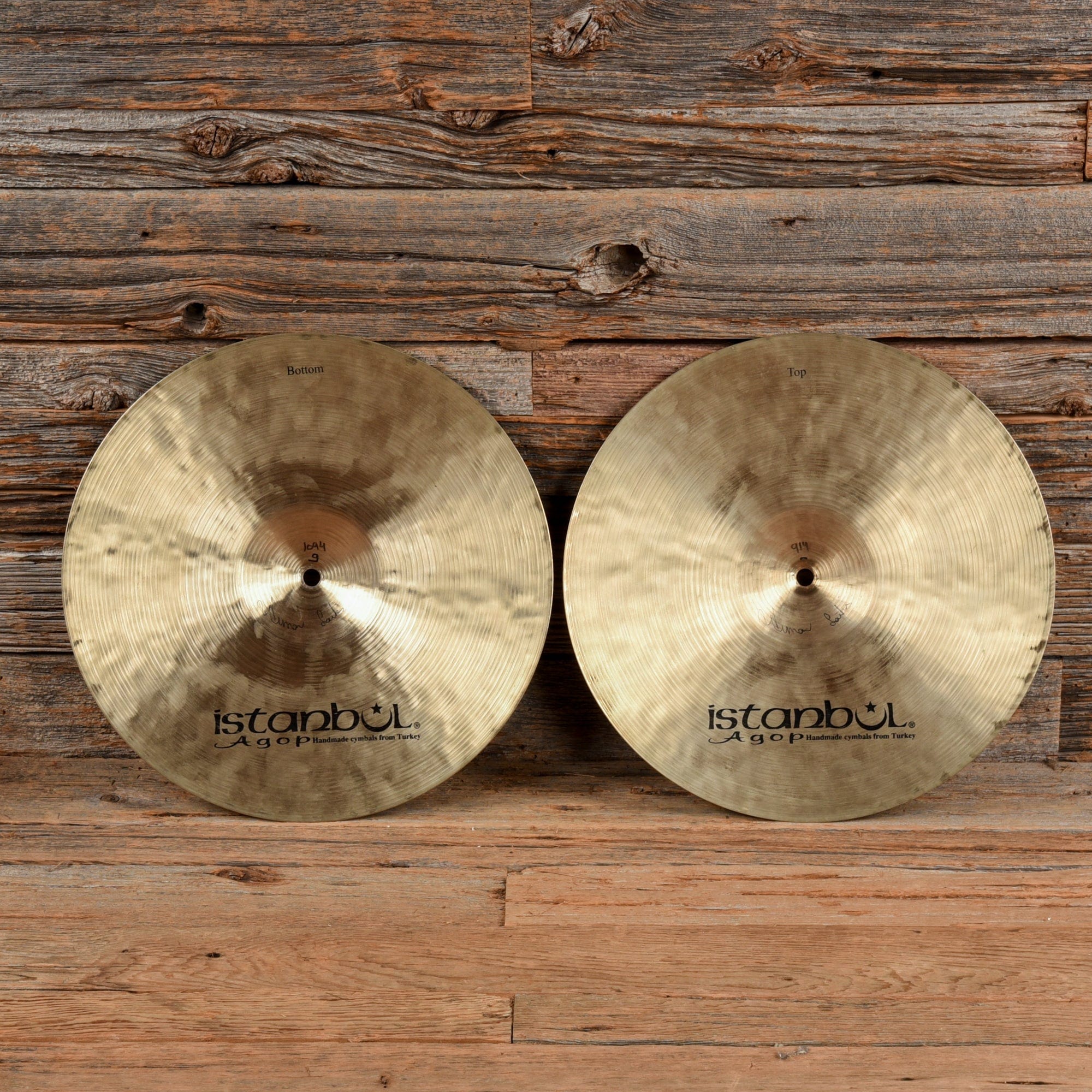 Istanbul Agop 14" Traditional Jazz Hi Hat Cymbals USED Chicago Music
