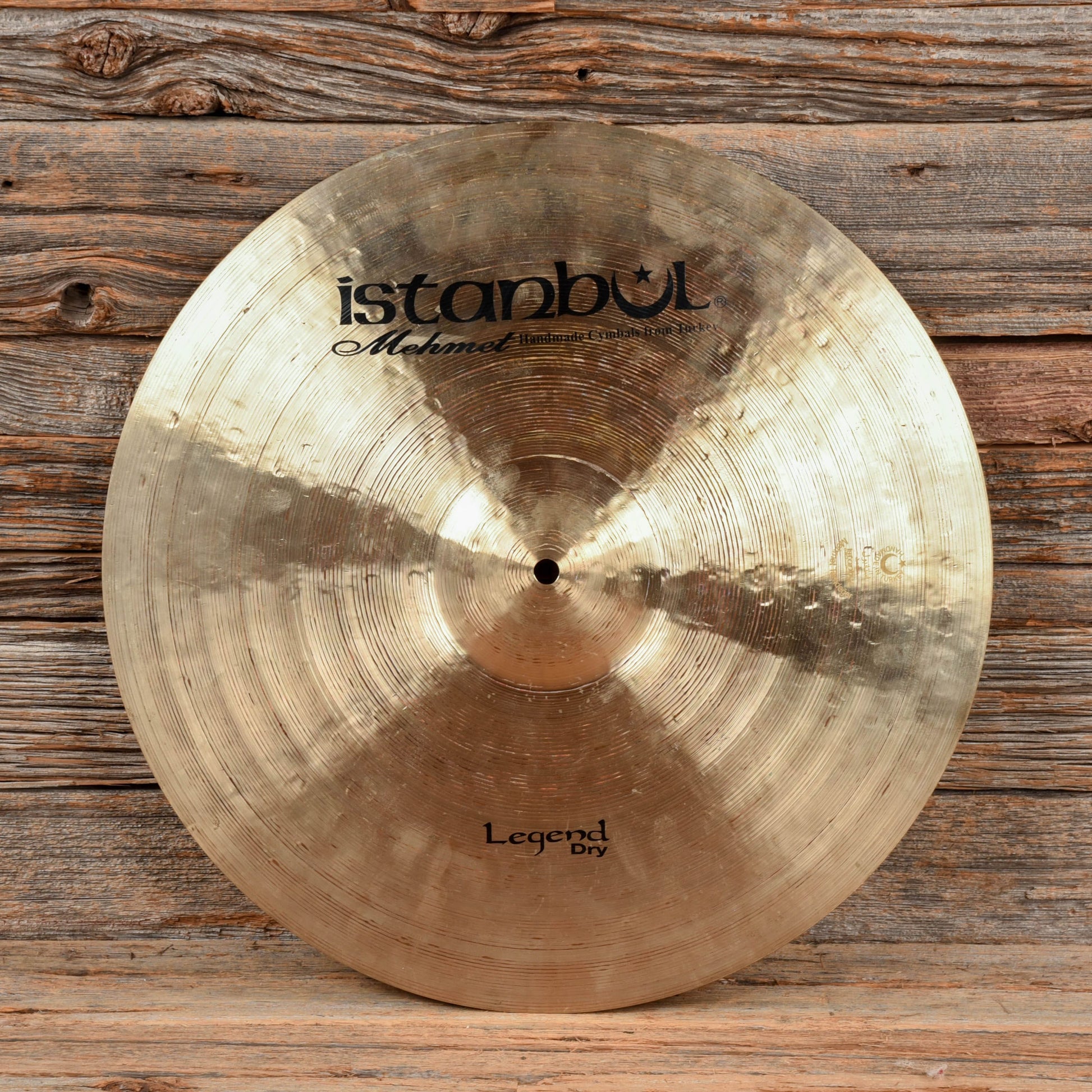 Istanbul Mehmet 18" Legend Dry Crash Cymbal USED Drums and Percussion