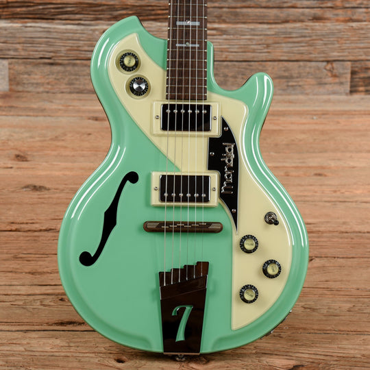 Italia Mondial Italia Green Electric Guitars / Semi-Hollow