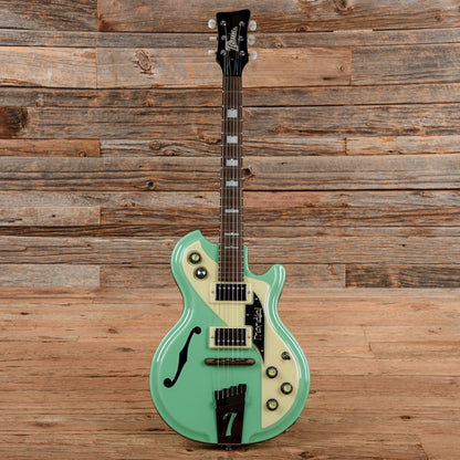 Italia Mondial Italia Green Electric Guitars / Semi-Hollow