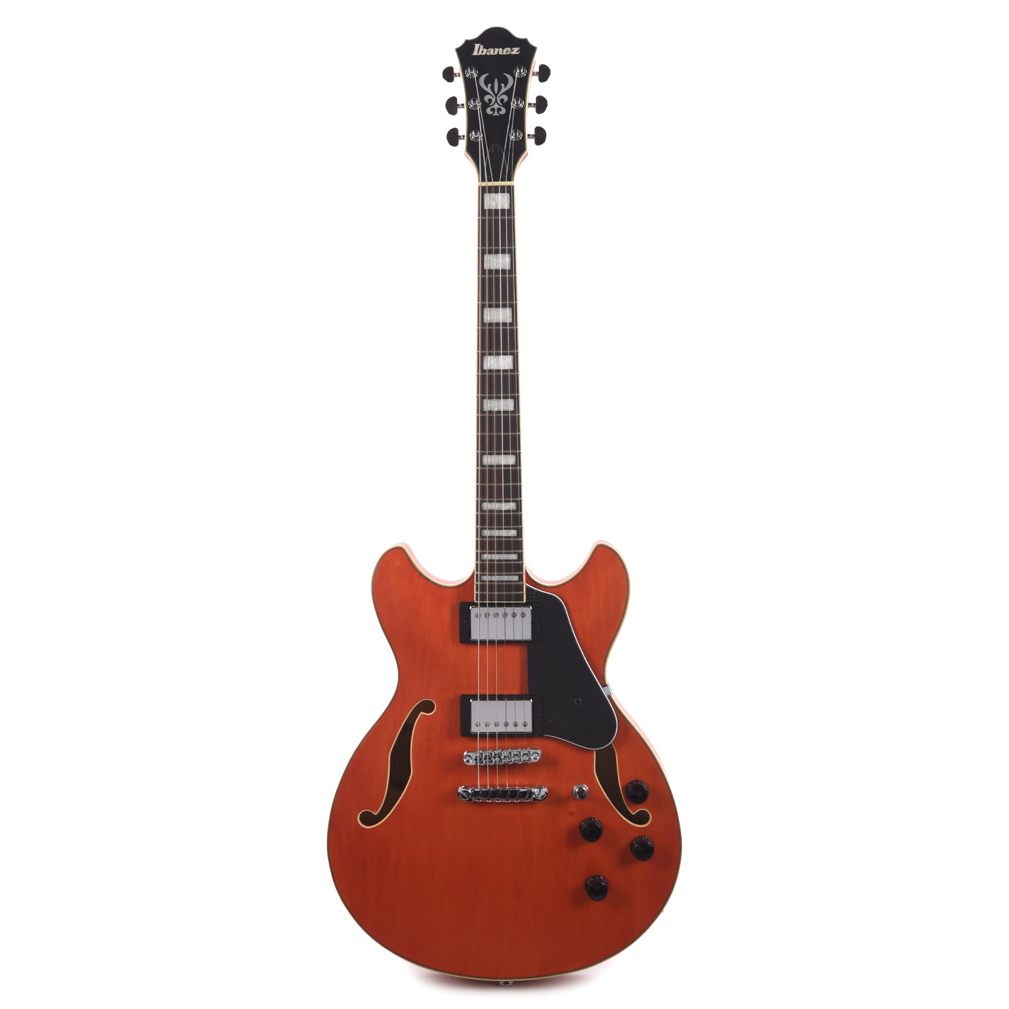 Ibanez AS73TTF AS Artcore Electric Guitar Transparent Tangerine Flat