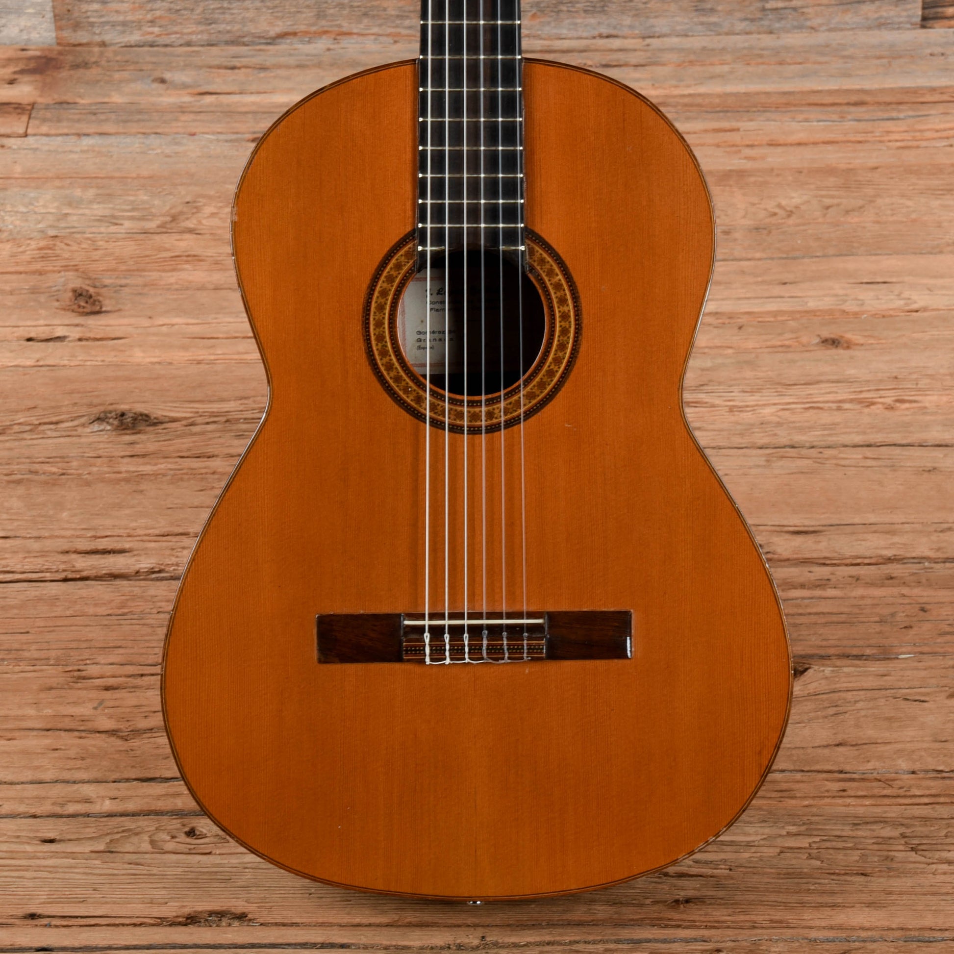 J. Lopez Bellido Flamenco/Concert Guitar Natural 1960s Acoustic Guitars / Classical