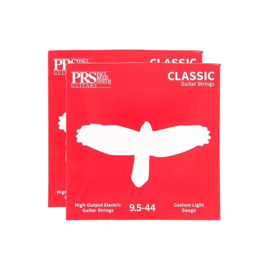 PRS Classic Electric Guitar Strings Custom Light 9.5-44 2 Pack Bundle