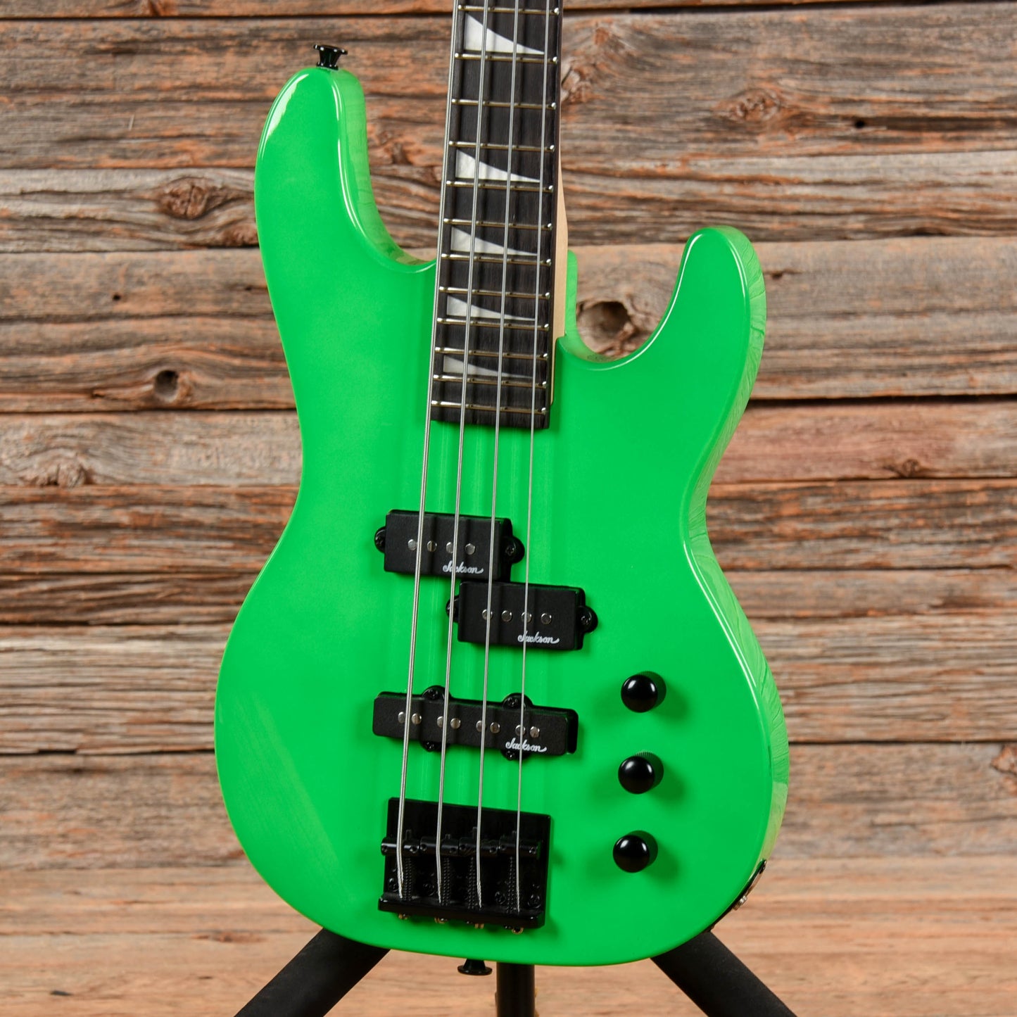 Jackson JS Series Concert Bass Minion JS1X Neon Green 2020 Bass Guitars / 4-String