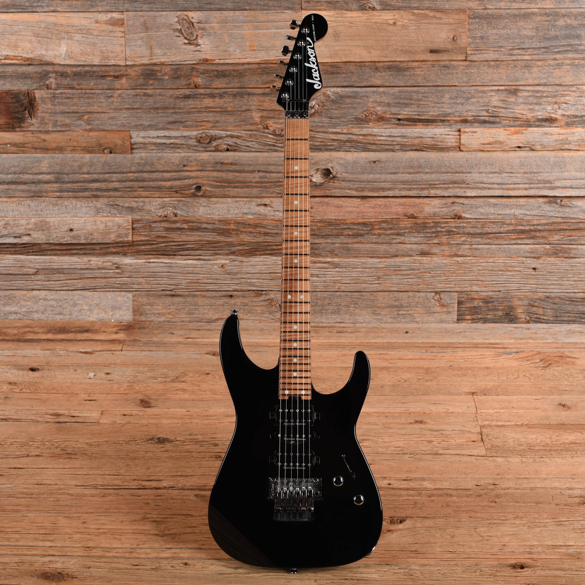 Jackson Custom Shop Dinky HSH FR Black Electric Guitars