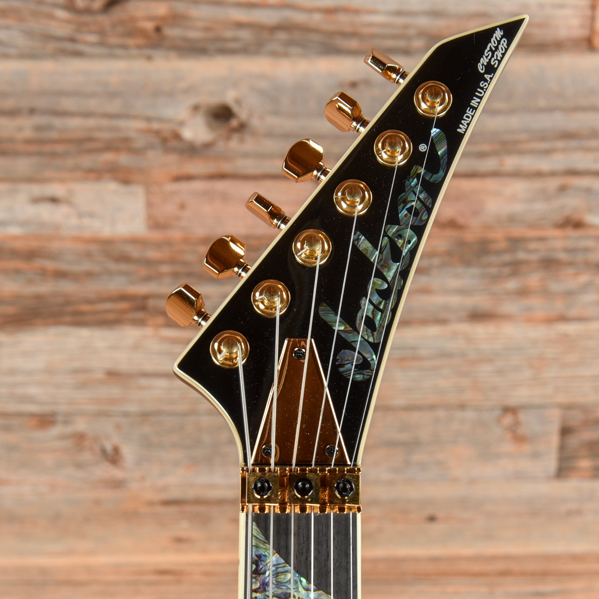 Jackson Custom Shop SL2H FR Soloist Black Abalone 2024 Electric Guitars