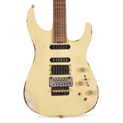 Jackson Custom Shop Special Edition PC1 Phil Collen Nitro Tour Relic Vanilla Shake Electric Guitars