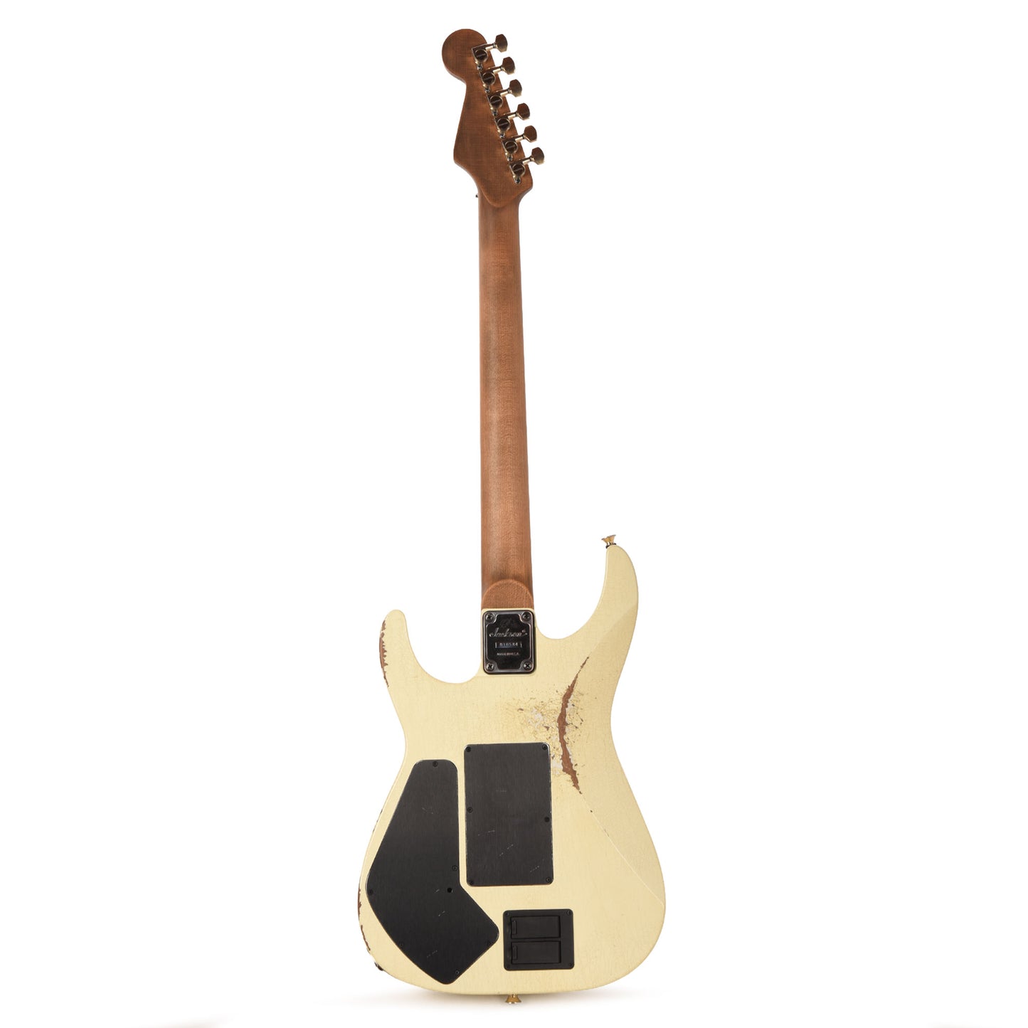 Jackson Custom Shop Special Edition PC1 Phil Collen Nitro Tour Relic Vanilla Shake Electric Guitars