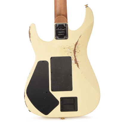 Jackson Custom Shop Special Edition PC1 Phil Collen Nitro Tour Relic Vanilla Shake Electric Guitars