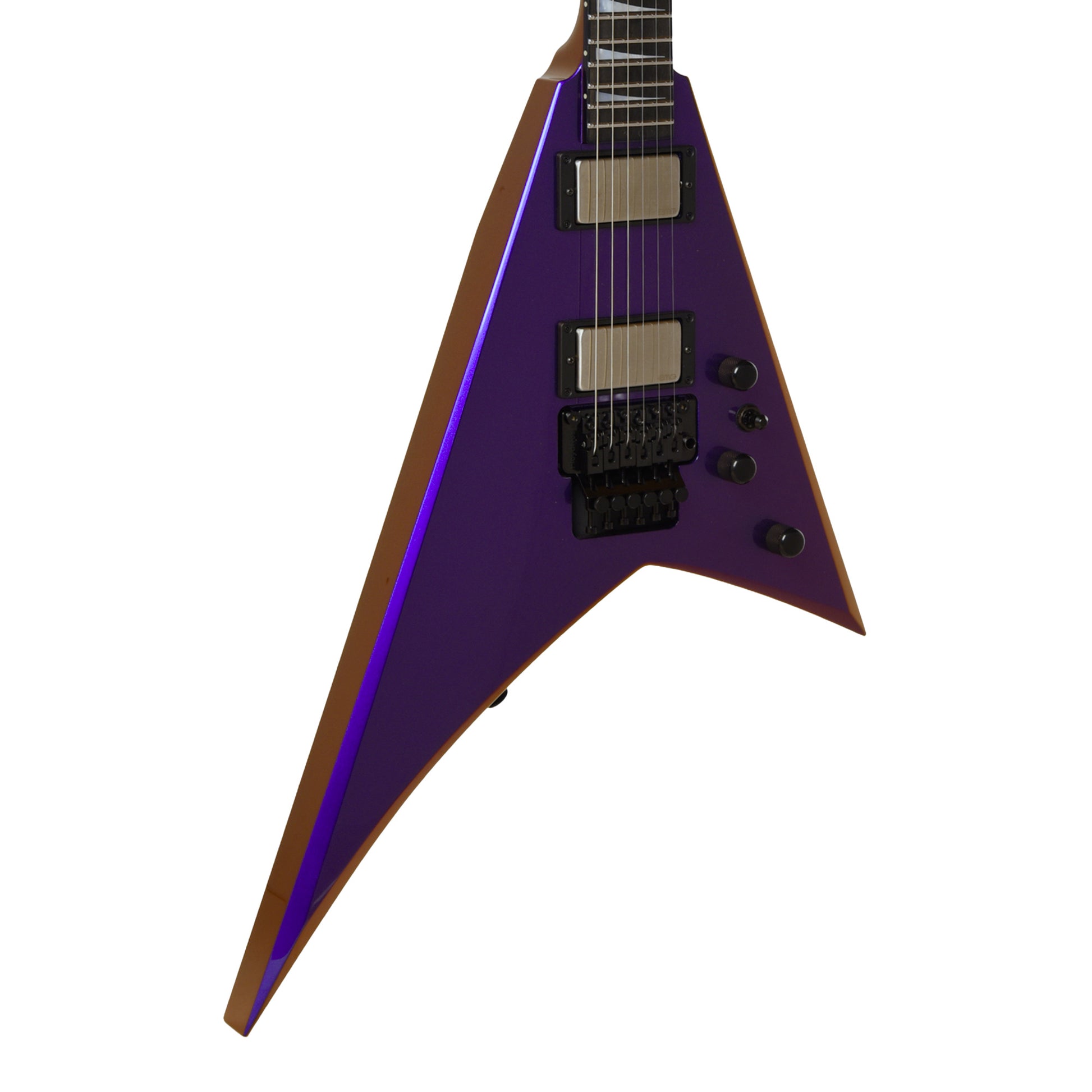 Jackson Custom Shop USA Special Edition Rhoads Blue Red Flip Fop Electric Guitars