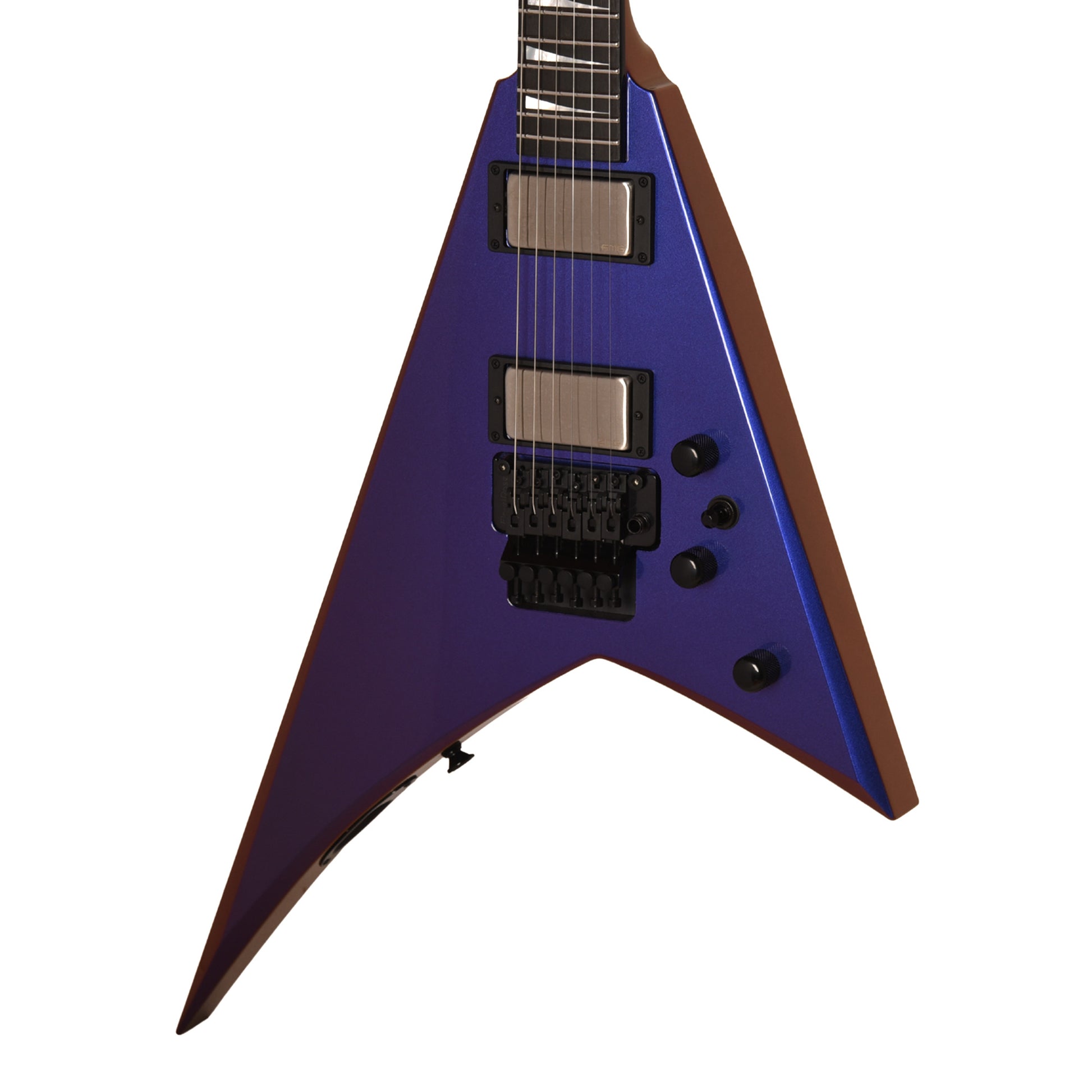 Jackson Custom Shop USA Special Edition Rhoads Blue Red Flip Fop Electric Guitars