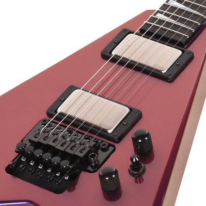 Jackson Custom Shop USA Special Edition Rhoads Blue Red Flip Fop Electric Guitars
