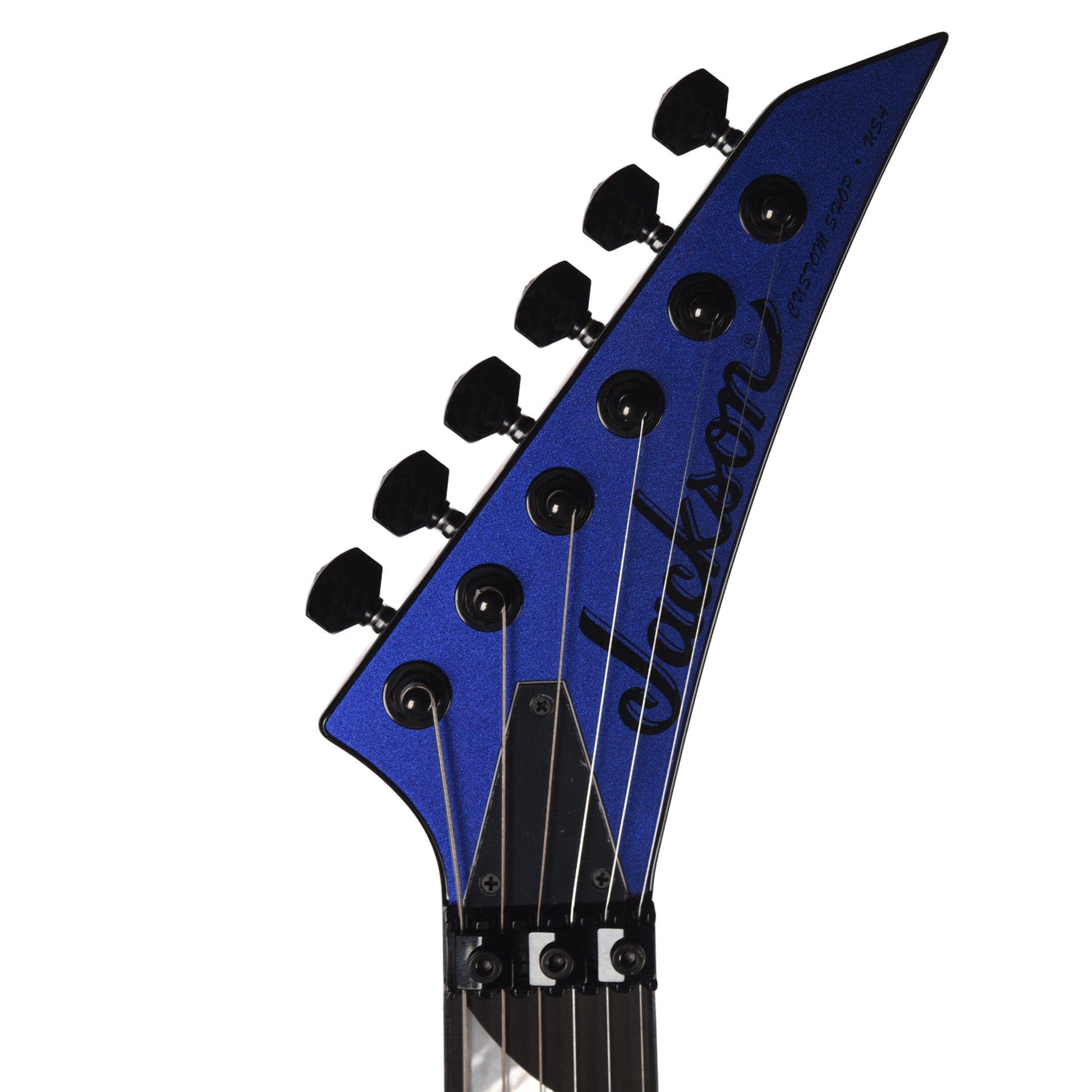 Jackson Custom Shop USA Special Edition Rhoads Blue Red Flip Fop Electric Guitars