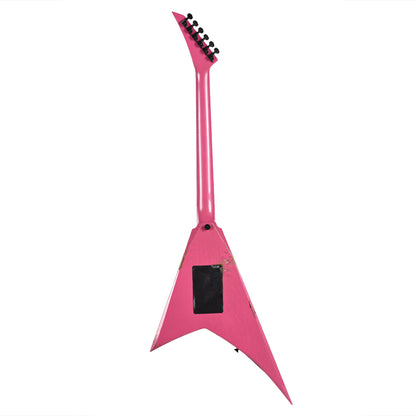Jackson Custom Shop USA Special Edition Rhoads Platinum Pink Nitro Club Relic Electric Guitars