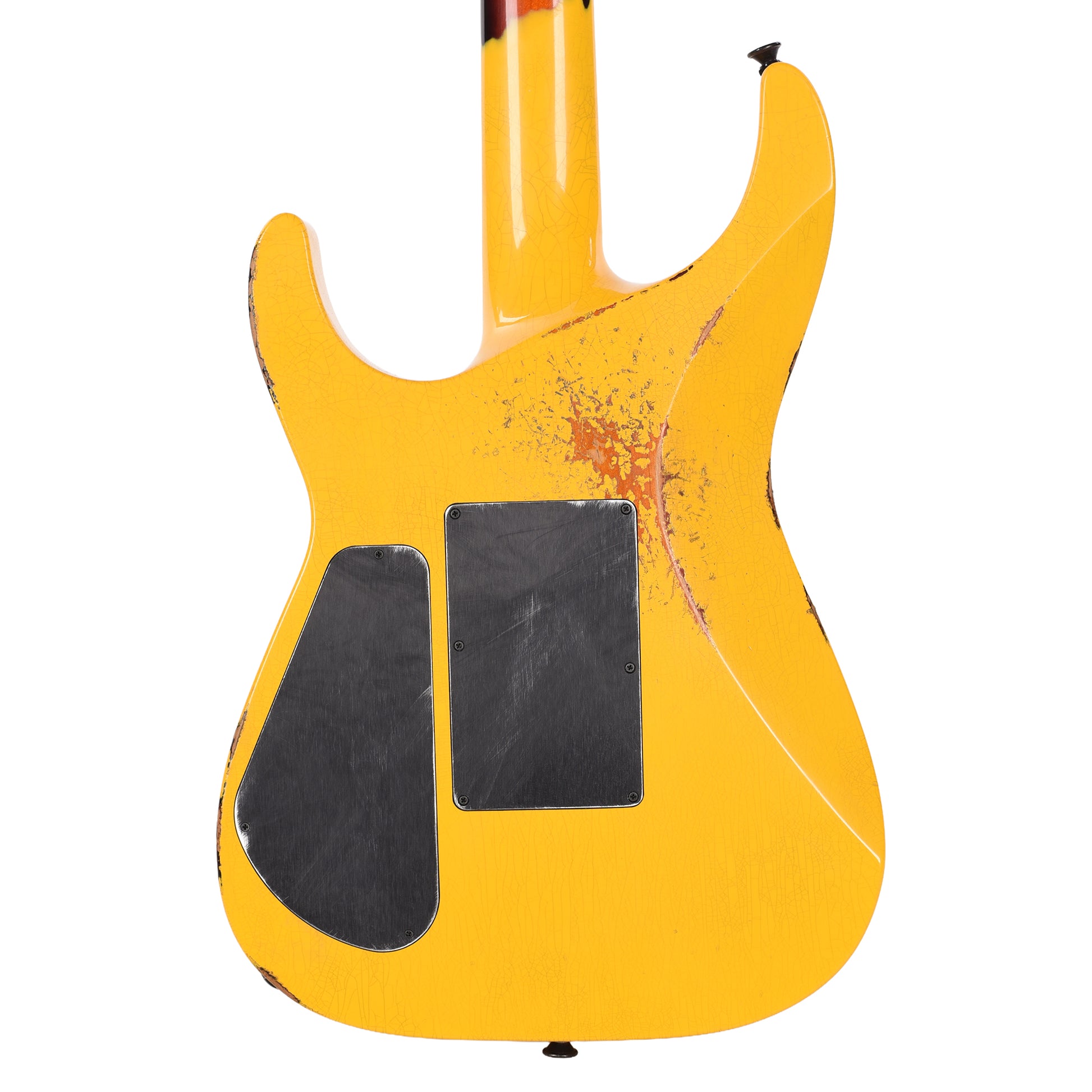 Jackson Custom Shop USA Special Edition Soloist Taxi Cab Yellow Nitro Tour Relic Electric Guitars