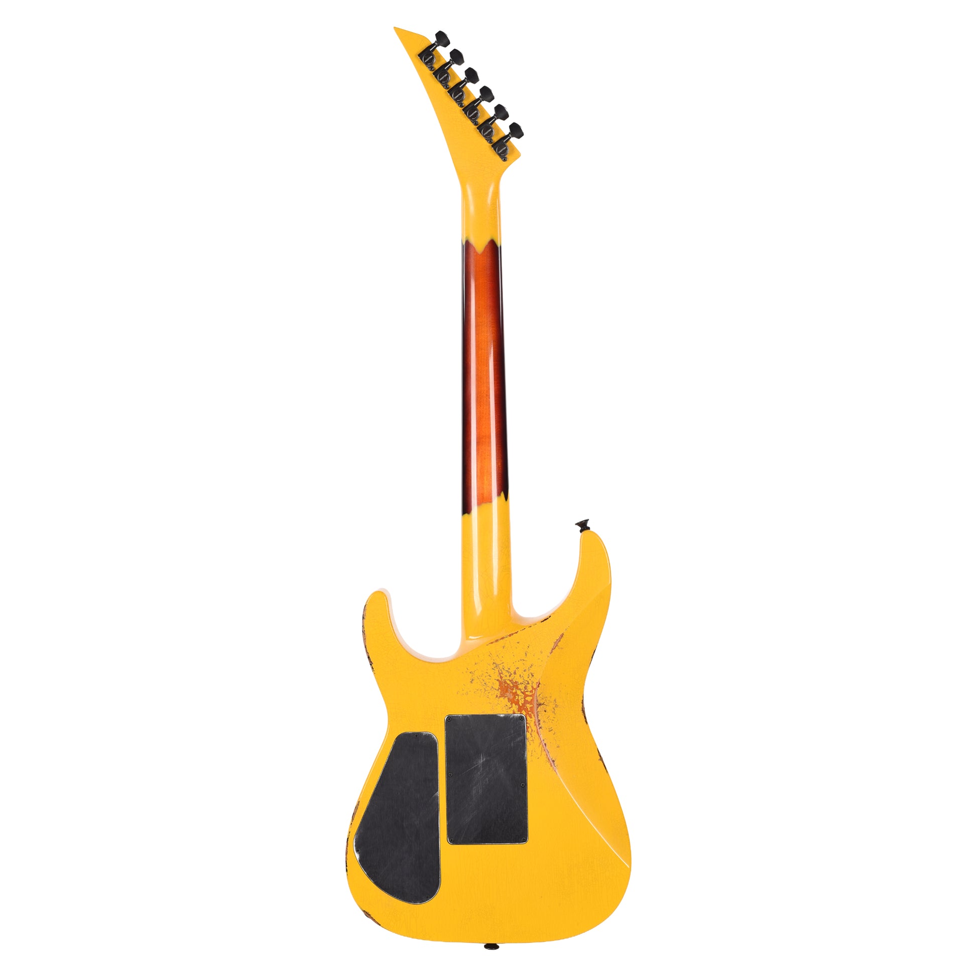 Jackson Custom Shop USA Special Edition Soloist Taxi Cab Yellow Nitro Tour Relic Electric Guitars