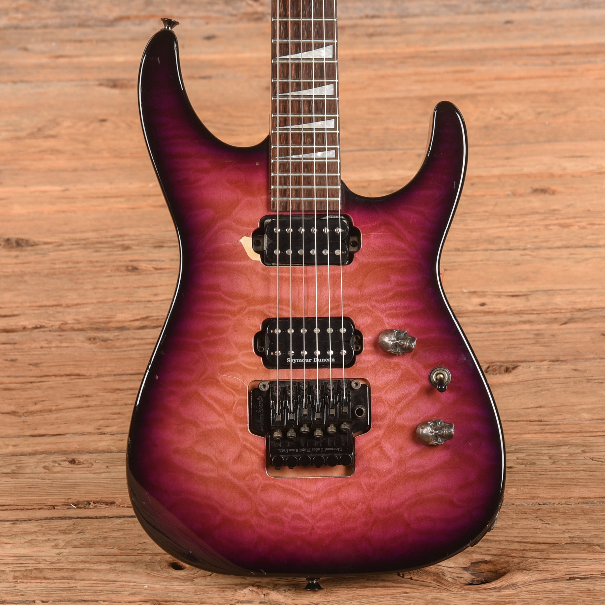 Jackson Dinky Reverse DR3 Purple Burst 1997 Electric Guitars