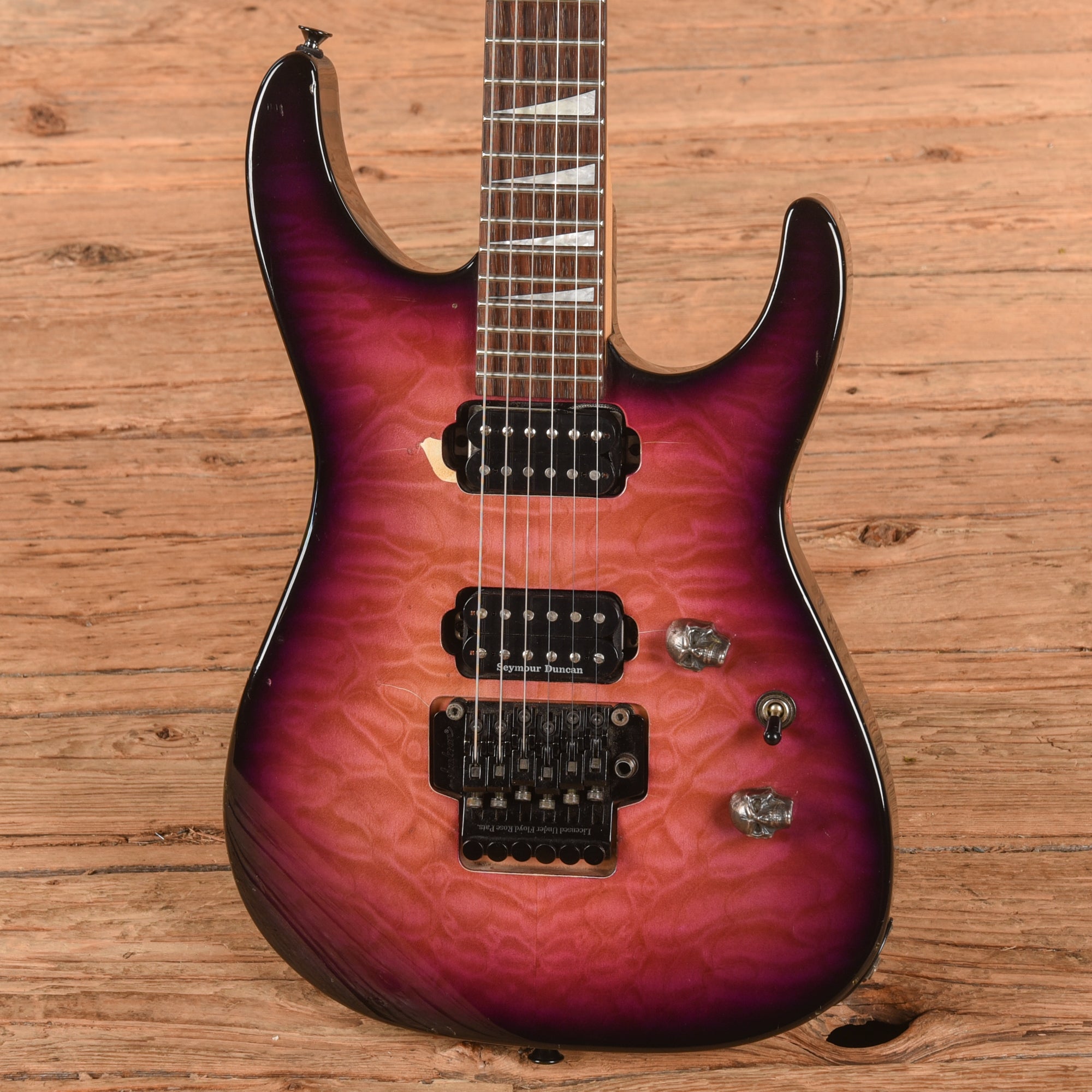 Jackson Dinky Reverse DR3 Purple Burst 1997 Electric Guitars