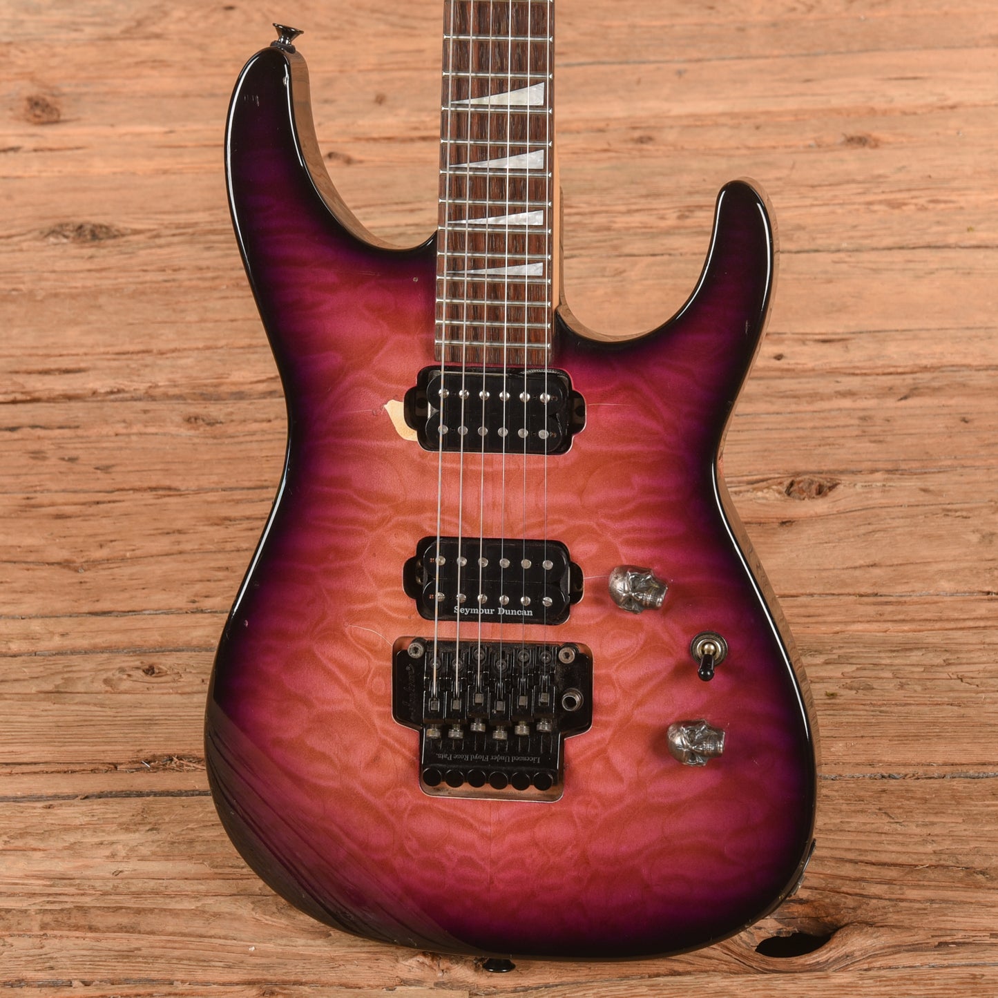 Jackson Dinky Reverse DR3 Purple Burst 1997 Electric Guitars