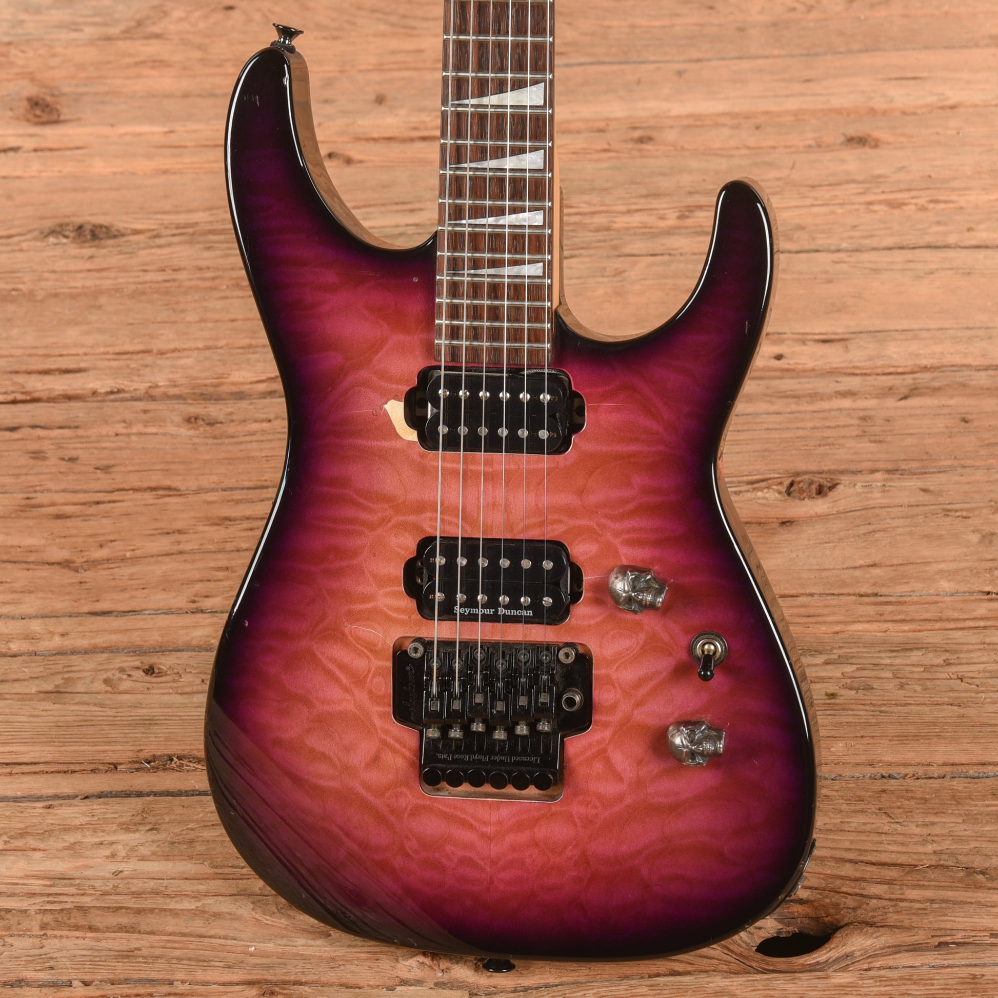 Jackson Dinky Reverse DR3 Purple Burst 1997 Electric Guitars