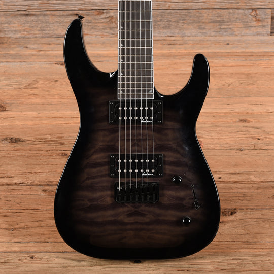 Jackson JS Series Dinky Arch Top JS22Q-7 DKA HT Transparent Black Burst Electric Guitars
