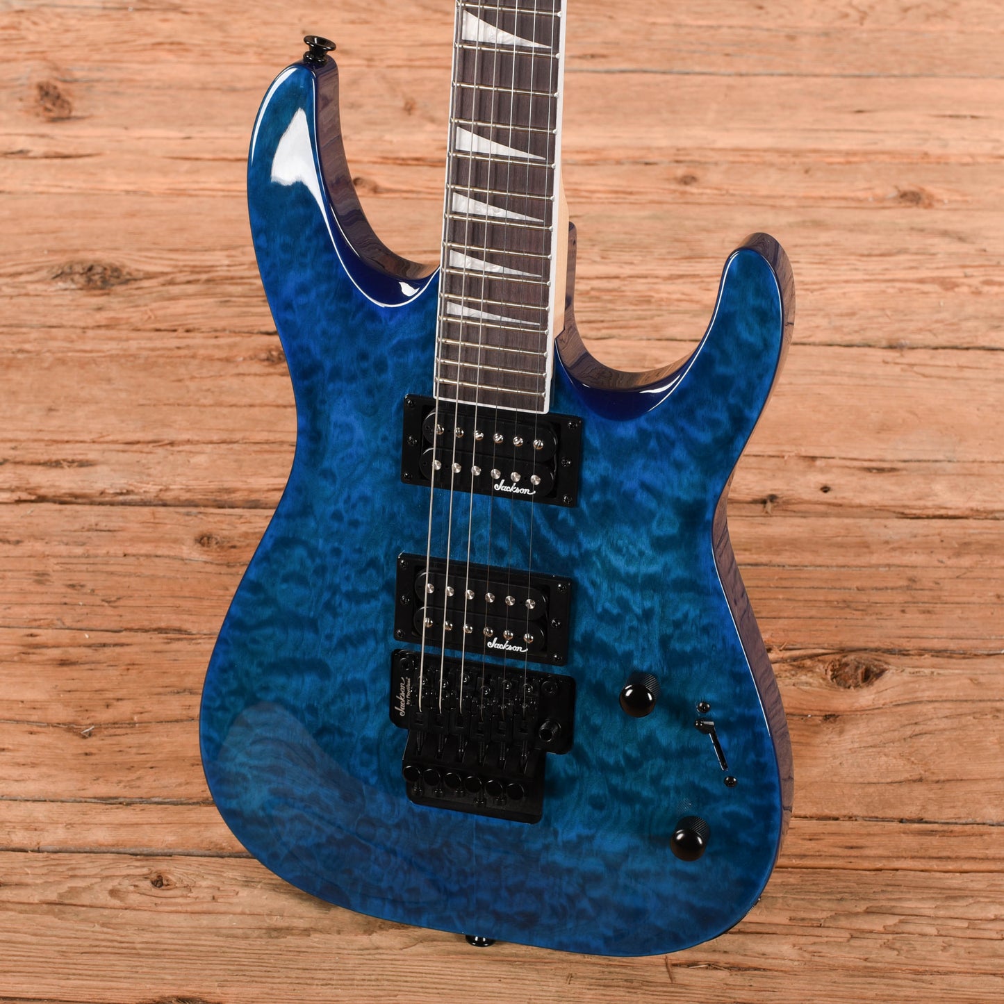 Jackson JS32QDKA Transparent Blue 2022 Electric Guitars