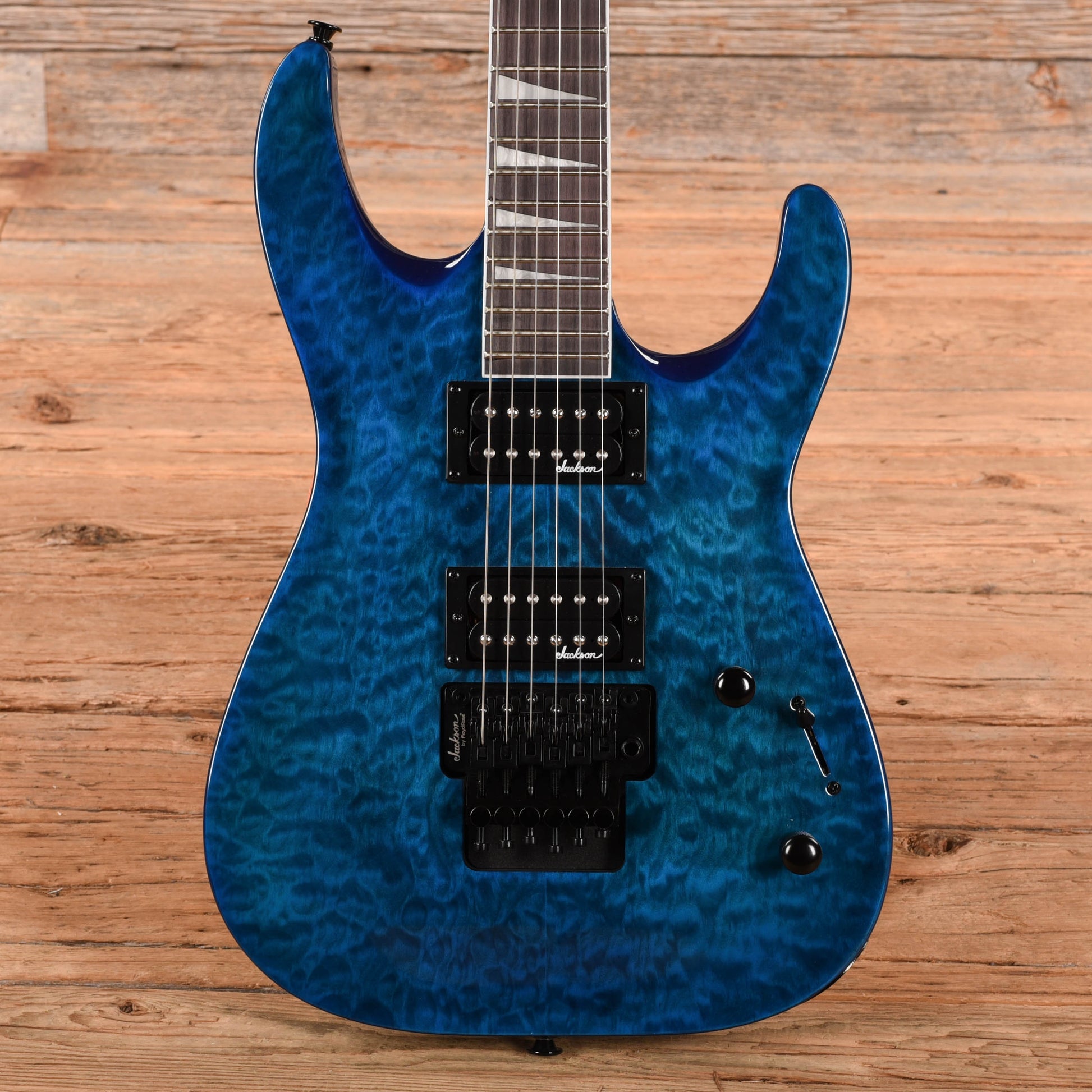 Jackson JS32QDKA Transparent Blue 2022 Electric Guitars