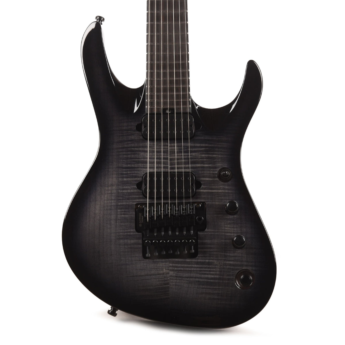 Jackson Pro Plus Series Signature Chris Broderick Soloist 7 Transparent Black Electric Guitars