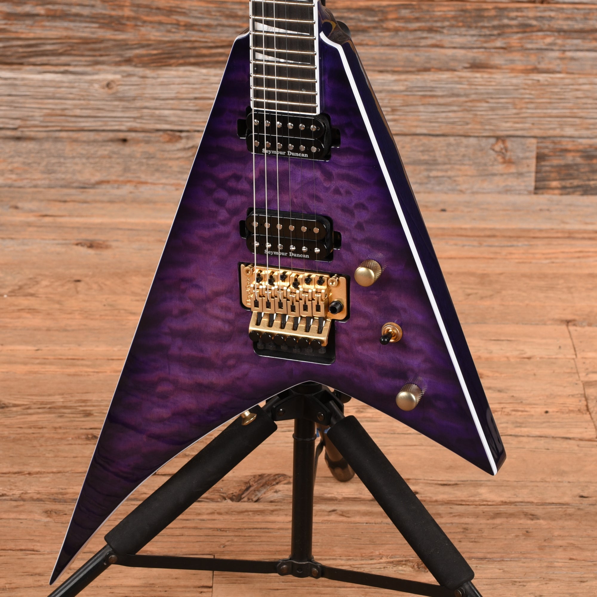 Jackson Pro Series Rhoads RR24Q Purple Electric Guitars