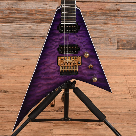 Jackson Pro Series Rhoads RR24Q Purple Electric Guitars