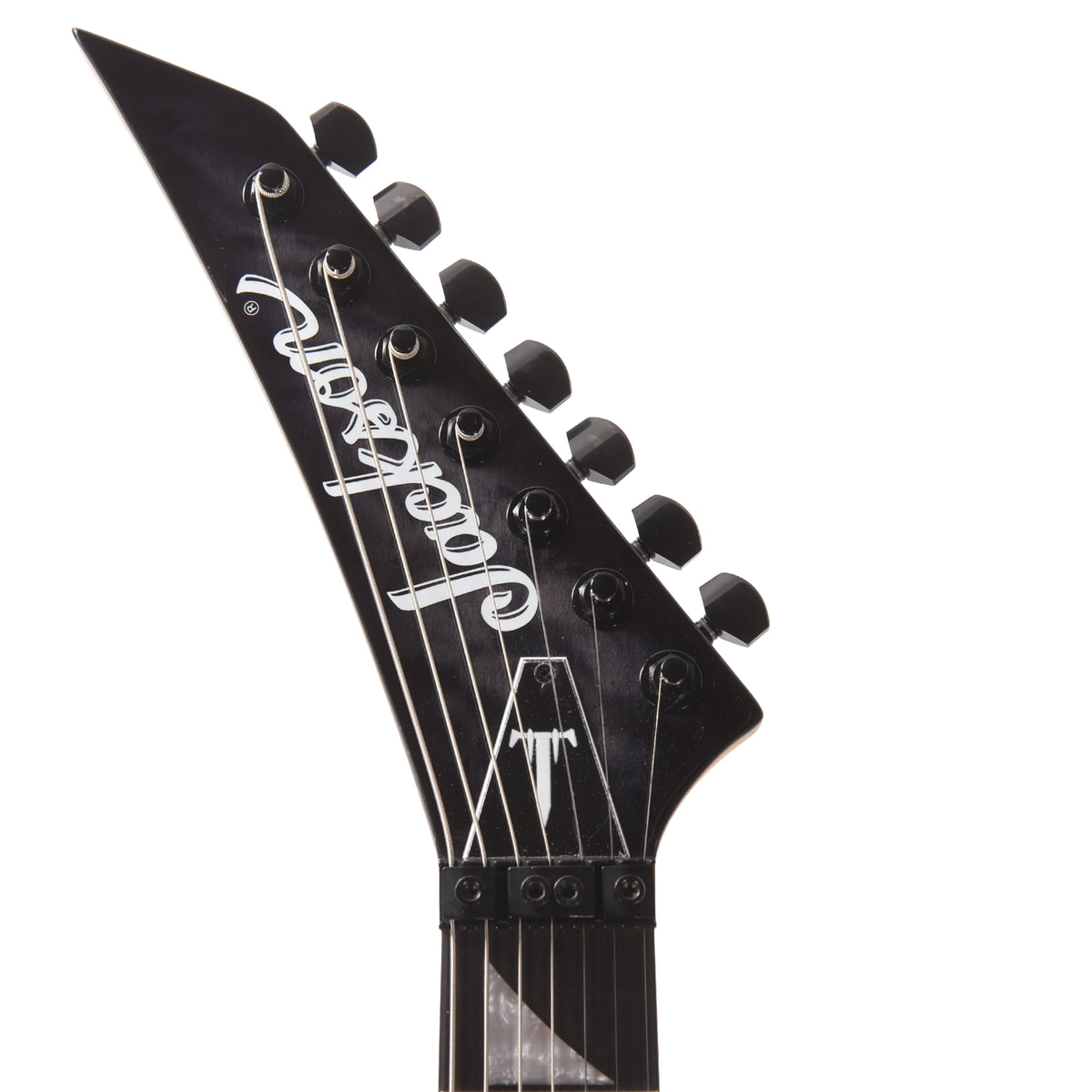 Jackson Pro Series Signature Corey Beaulieu King V KV7Q Transparent Black Electric Guitars
