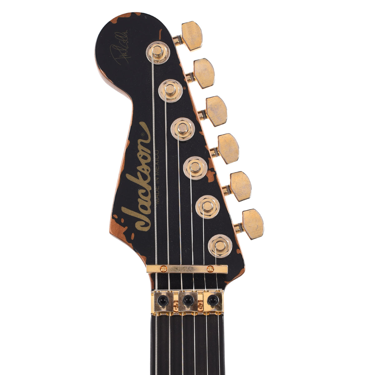 Jackson Pro Series Signature Phil Collen PC1-E Worn Black Electric Guitars