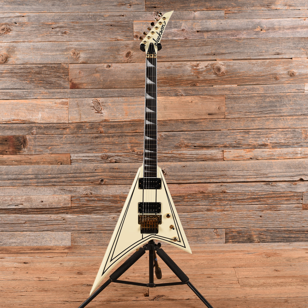 Jackson RR3 Rhoads V White 2024 Electric Guitars