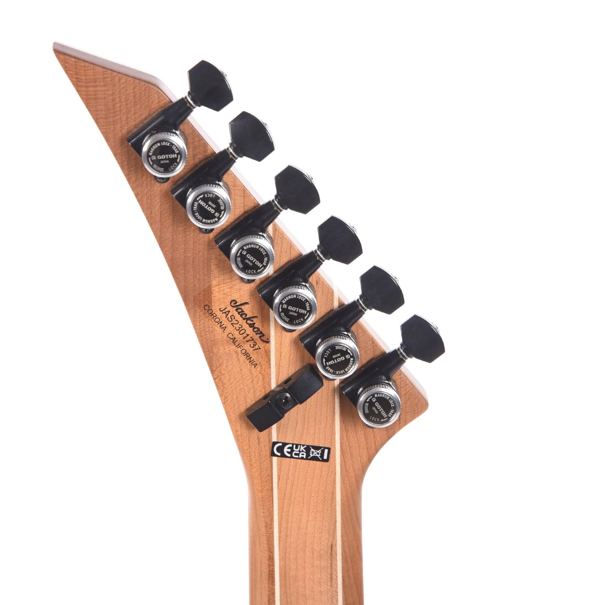 Jackson American Series DK Virtuoso Satin Black Electric Guitars / Solid Body