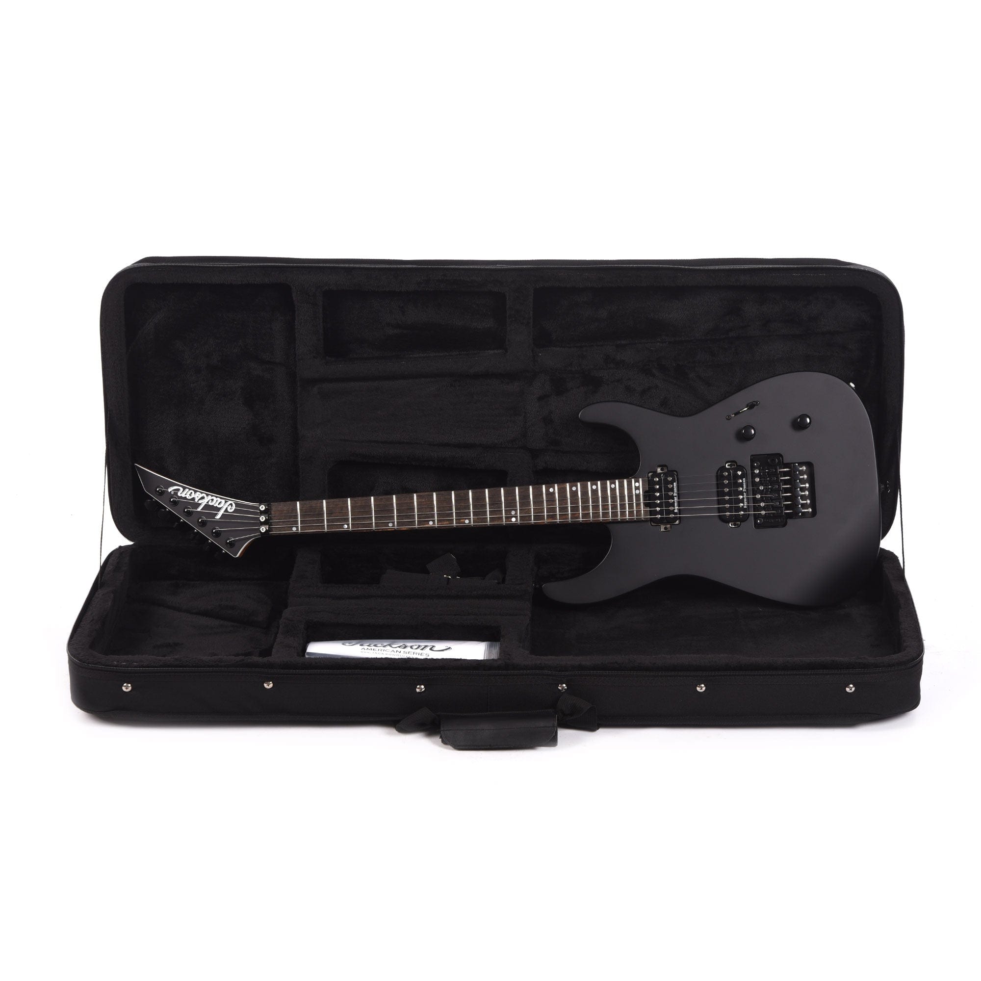 Jackson American Series DK Virtuoso Satin Black Electric Guitars / Solid Body