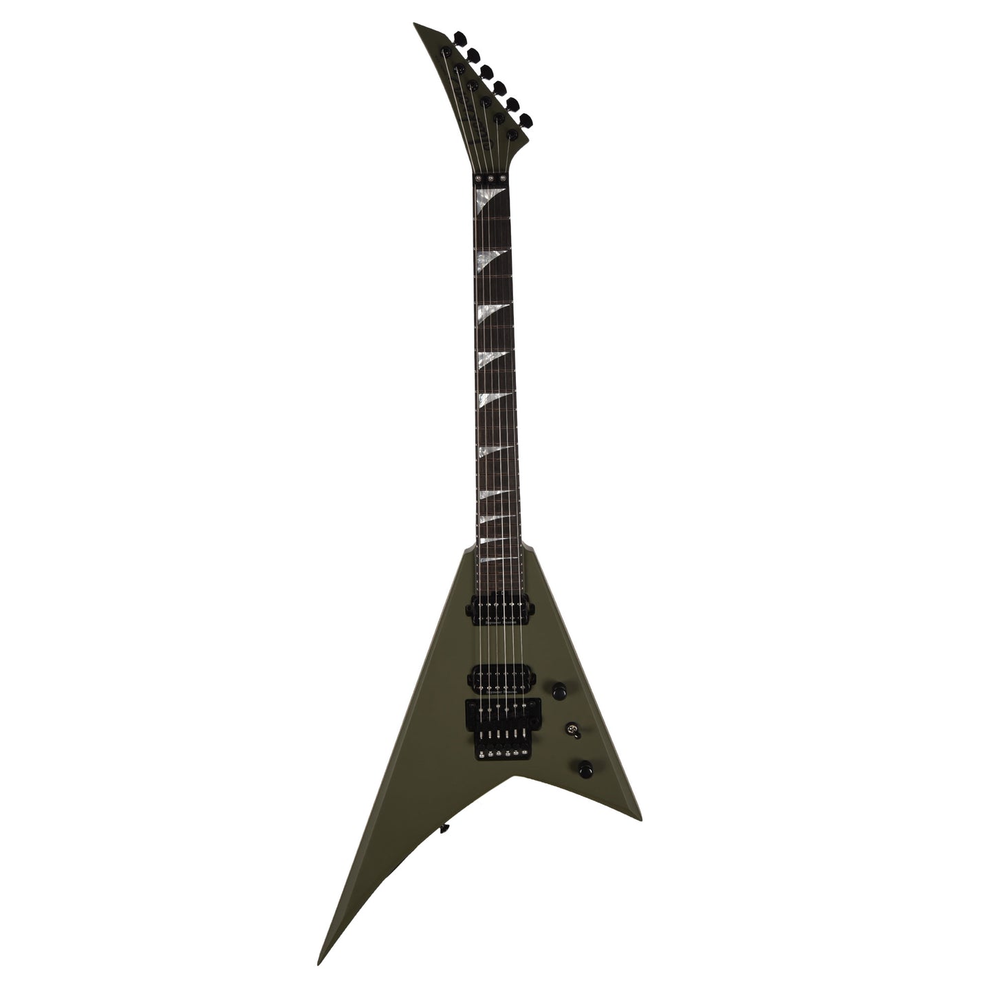 Jackson American Series Rhoads RR24 Matte Army Drab Electric Guitars / Solid Body
