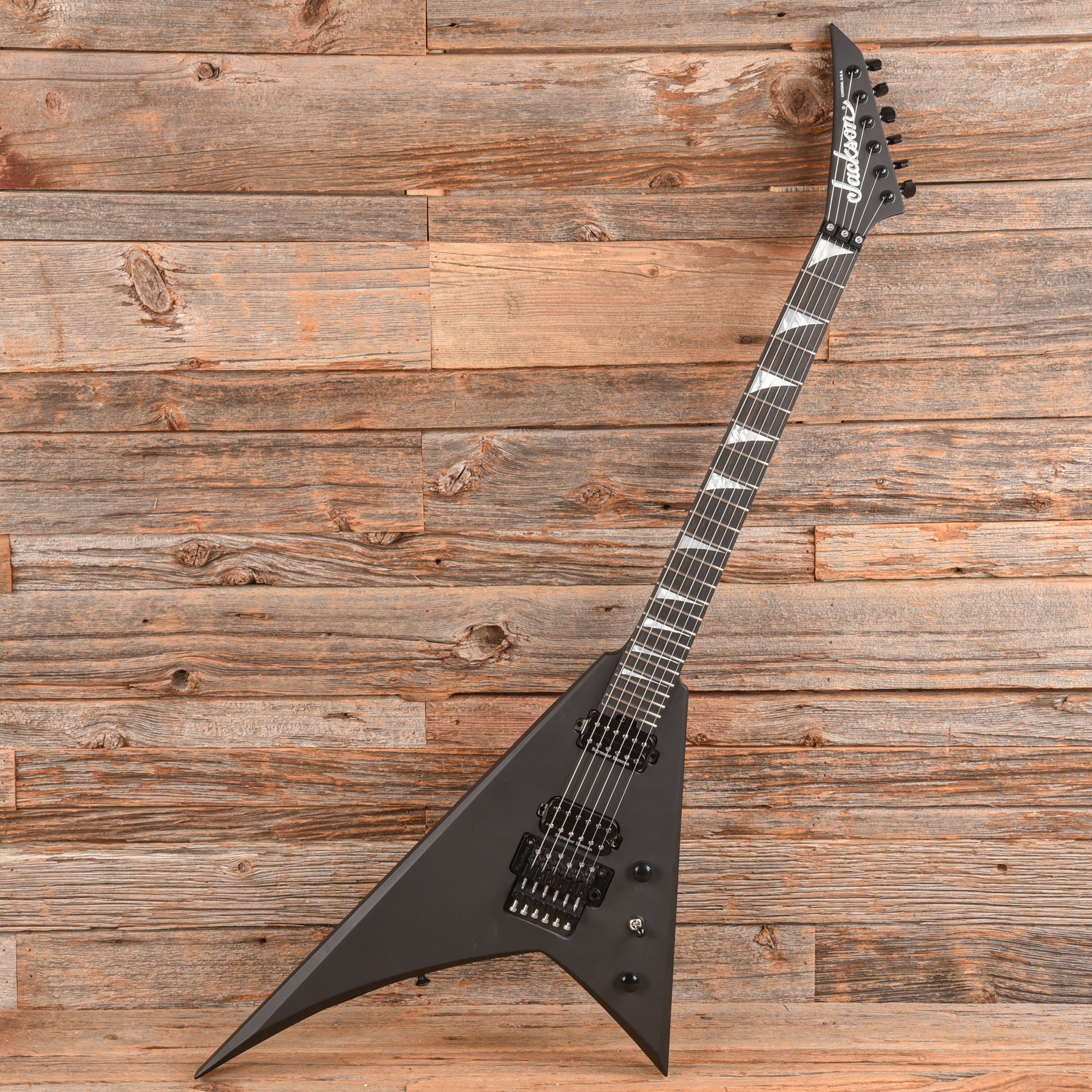 Jackson American Series Rhoads RR24 Satin Black Electric Guitars / Solid Body