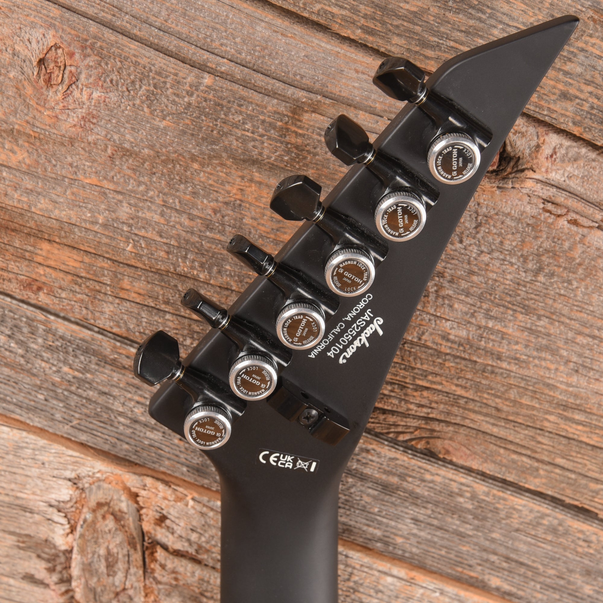 Jackson American Series Rhoads RR24 Satin Black Electric Guitars / Solid Body